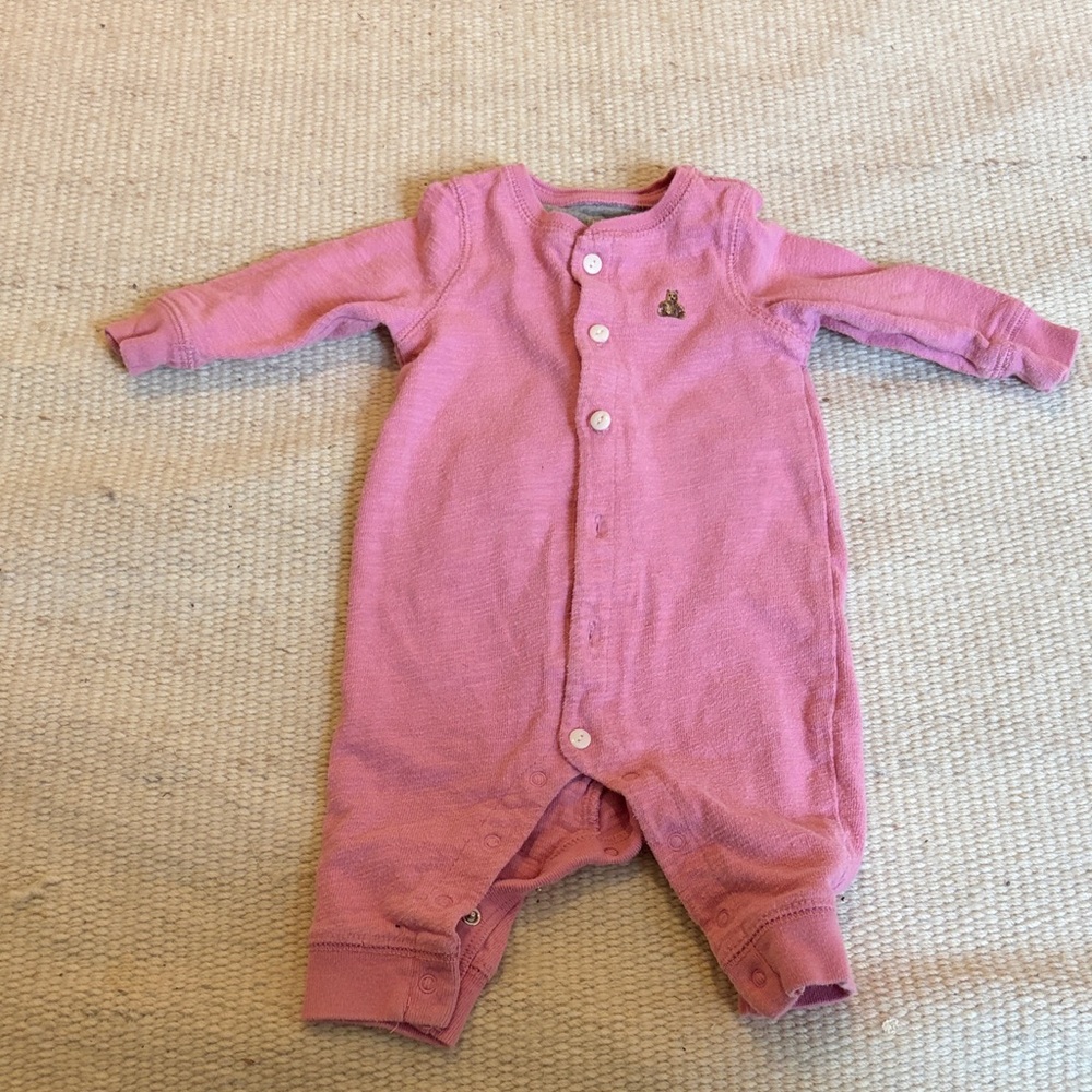 GAP Pink Baby Footie One Piece